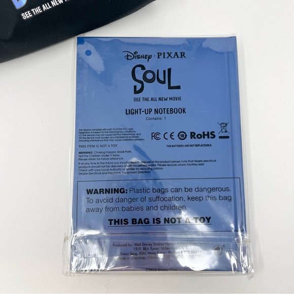 NWT Disney Pixar Soul Stationary Set Notebook Pencils Eraser Sharpener Ruler - Picture 4 of 7